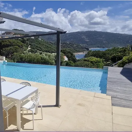 Villa Avec Piscine A Debordement Privee Vue - - Ouest Corse