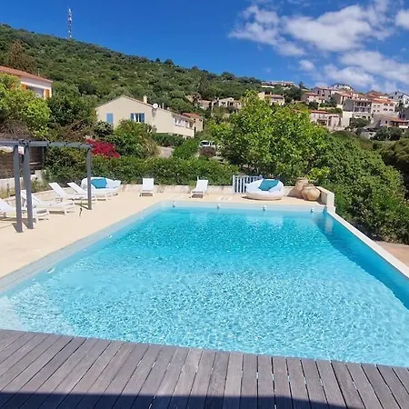 Avec Piscine A Debordement Privee Vue - - Ouest Corse Villa