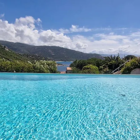 Avec Piscine A Debordement Privee Vue - - Ouest Corse Cargese
